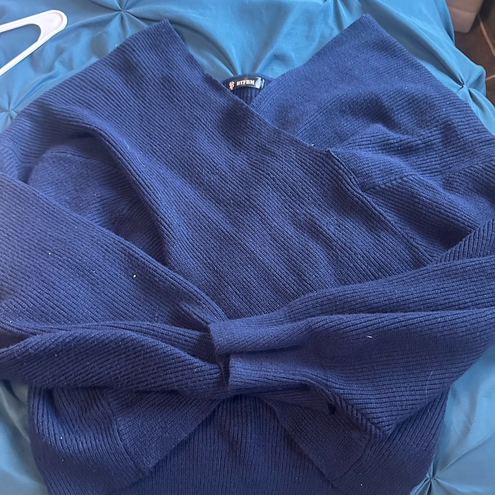 Navy Blue Women's Sweater